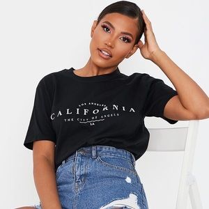 SOLD California Graphic Print Oversized T-Shirt